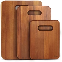 Amazon.com: AIDEA Cutting Board, Cutting Boards for Kitchen Chopping Board  with Handle Set of 3 for Meat/Vegetables/Fruits: Kitchen &amp; Dining